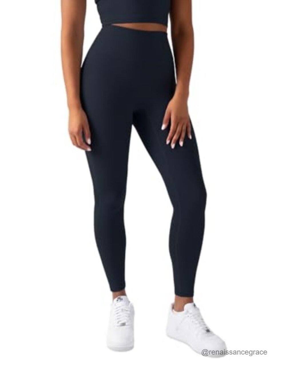 UltraLuxe High Waisted No Front Seam Leggings Buttery Soft Yoga Gym